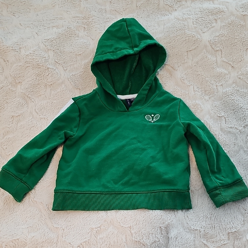 Janie and Jack Green Kids Pullover Hoodie